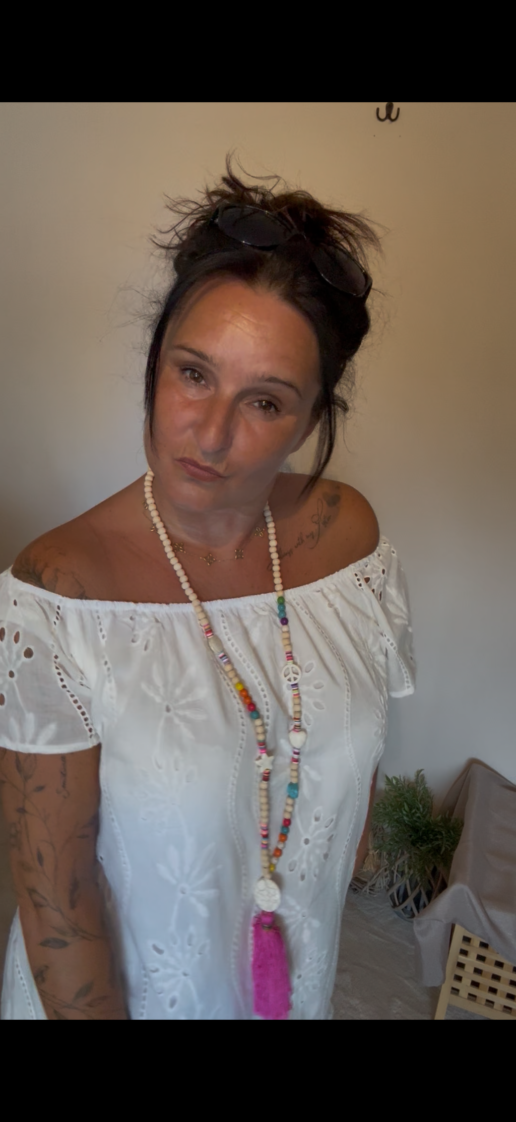 Kleid Carmen in weiß