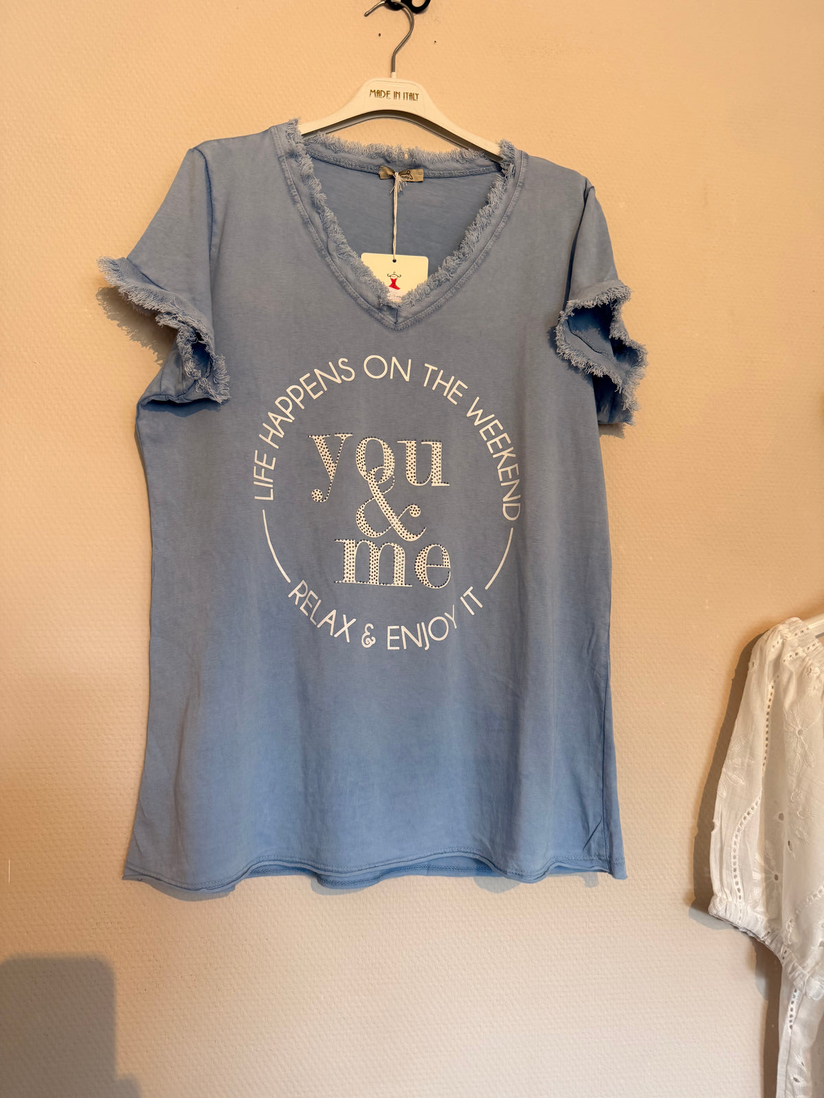 T-Shirt „Weekend Mood“ 💙✨