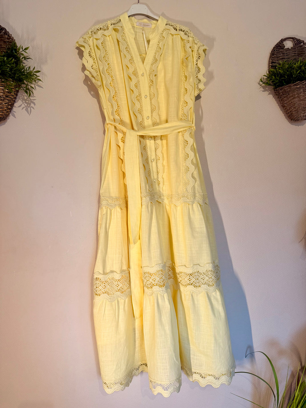 Maxikleid „Solea“ – mit romantischen Spitzen-Details