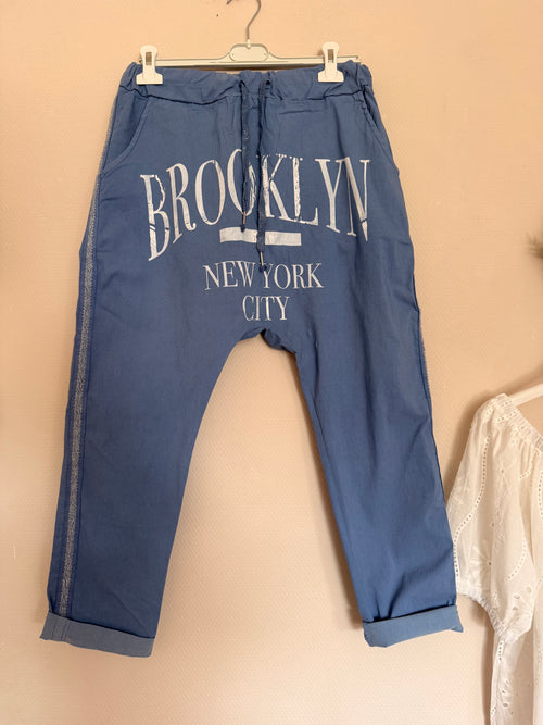 Baggy-Hose „Brooklyn“ – Jeansblau