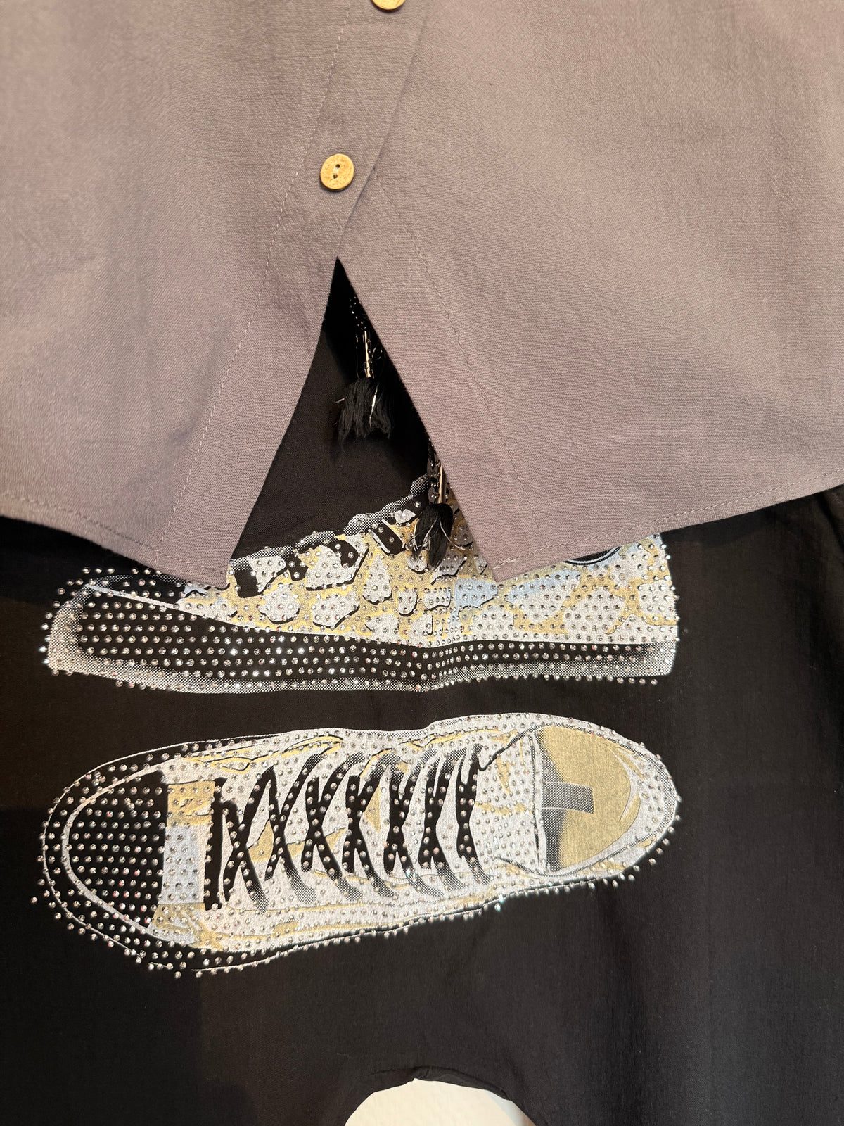 Sneaker Love – Baggy-Hose Weiß