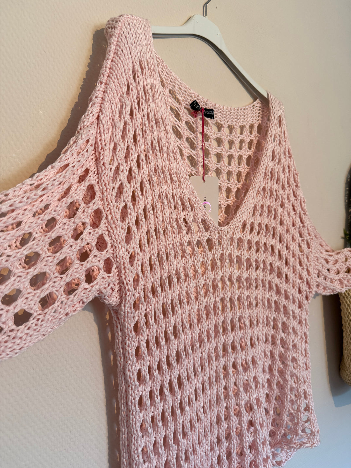 Häkelponcho „Rosé Breeze“ 🌸