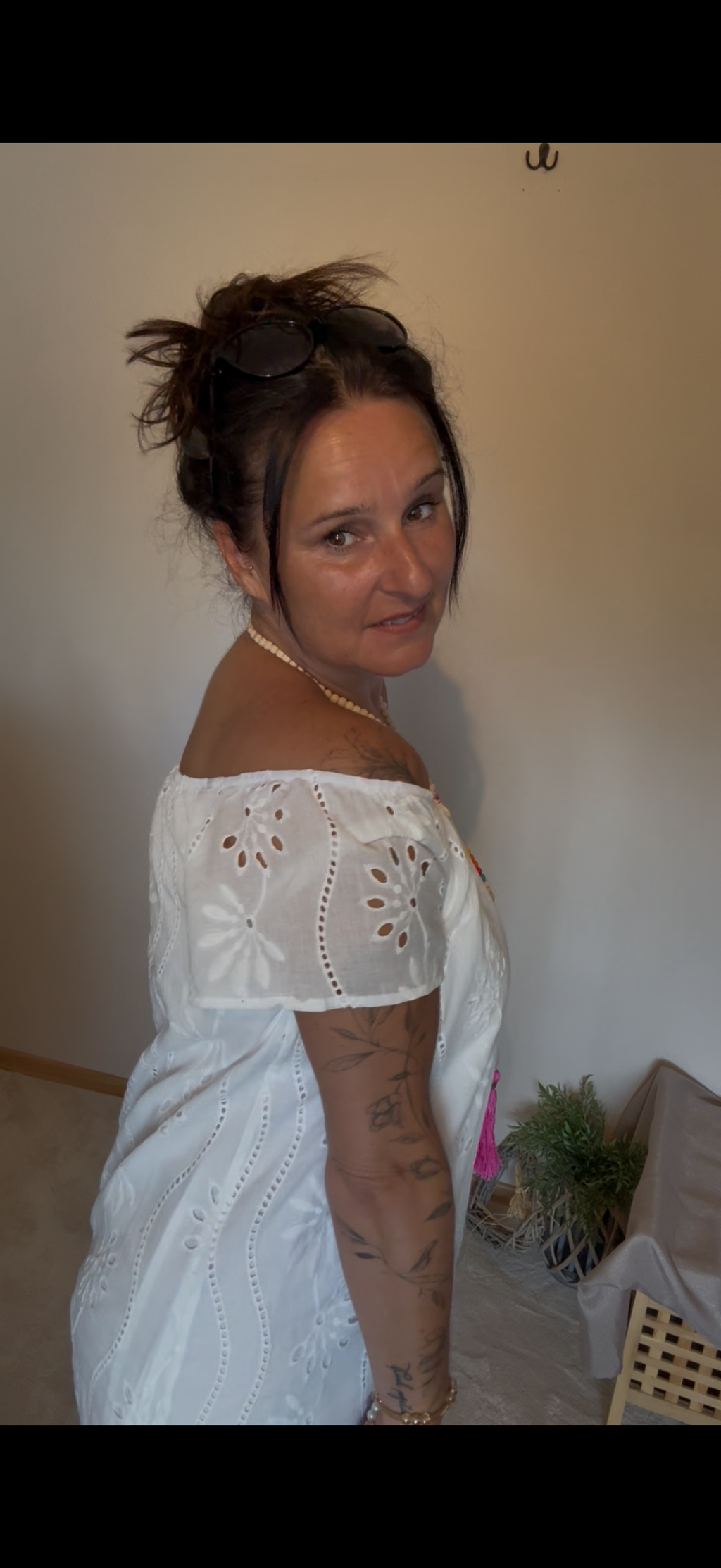 Kleid Carmen in weiß