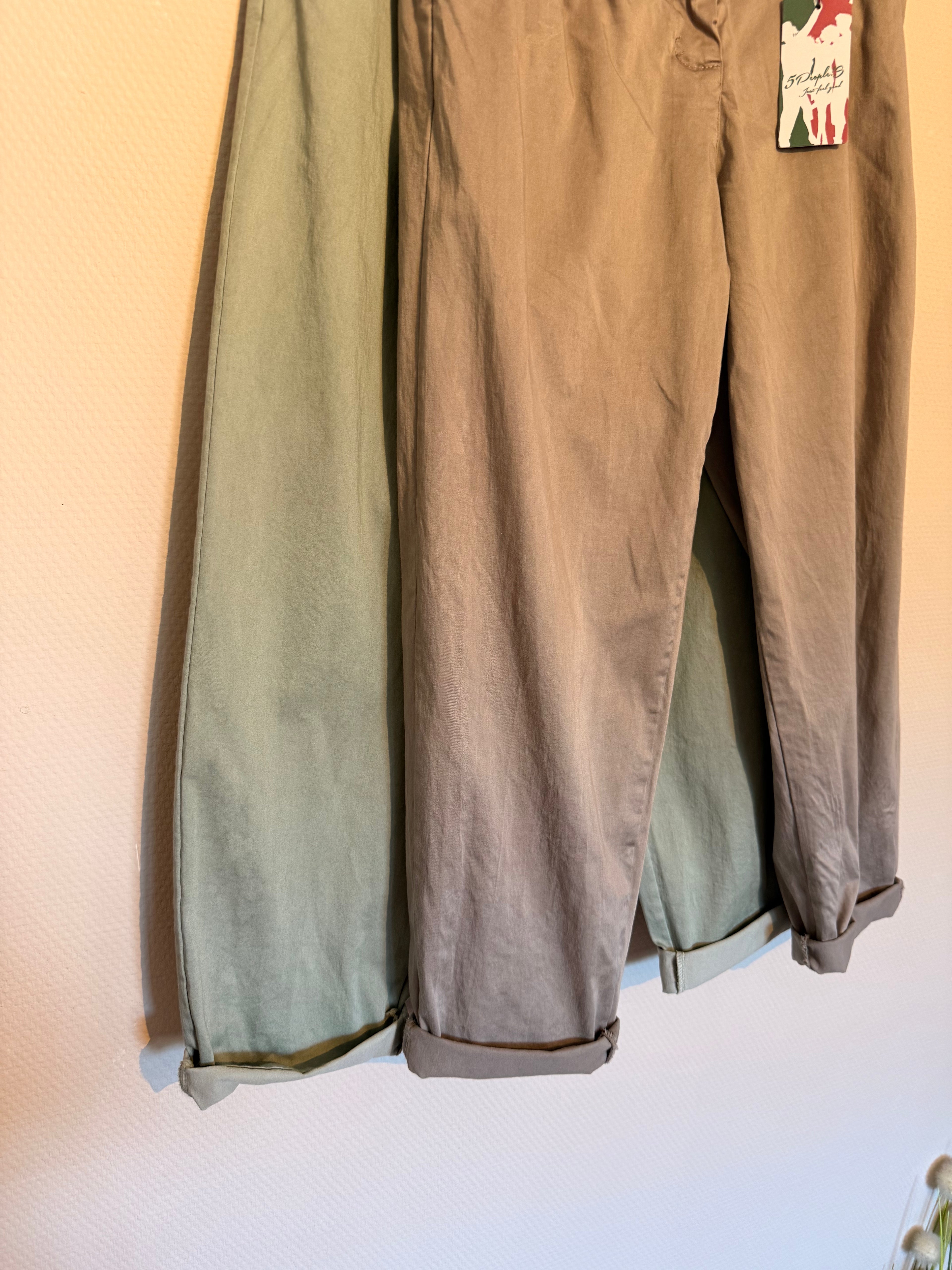 Hose „Lovely Heart“ – Khaki & Grau 🤍