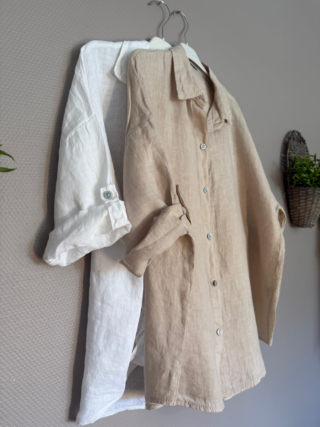 Leinenbluse Ibiza – 100 % Leinen