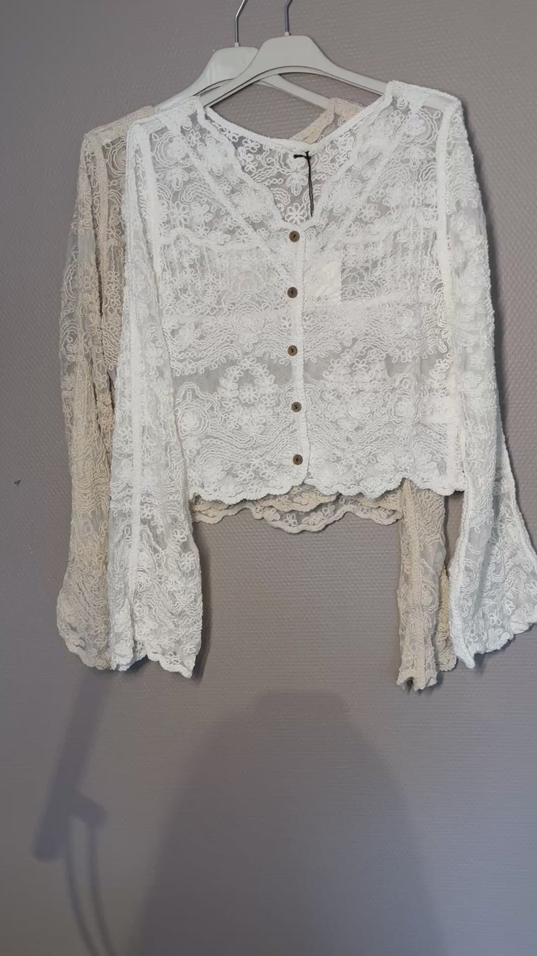 Spitzenbluse feminin, romantisch elegant